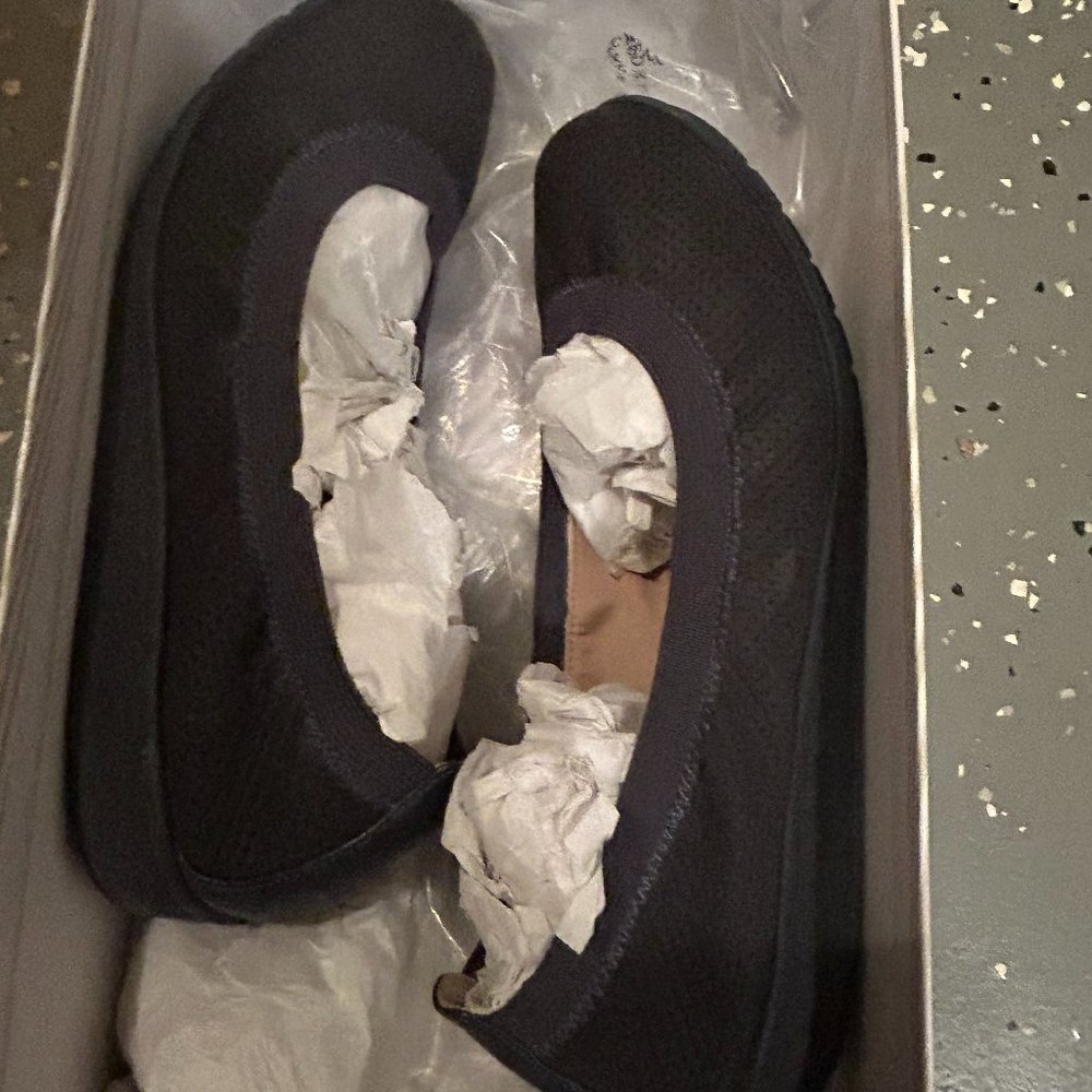 EASY SPIRIT E360 Esjemara Navy Slip On Ballet Comfort Shoe